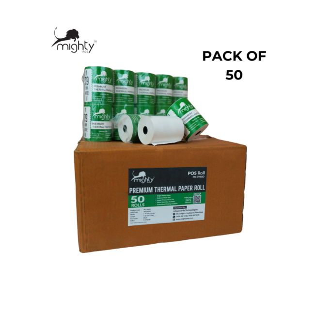 Mighty POS PR-7960D POS Roll (Pack of 50)